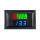 Indicador de Nivel de Batería LED | 12V–60V | Voltímetro | Batería de Litio / Auto