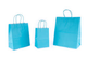 BOLSA KRAFT REGALO AZUL CIELO