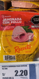 jamonada de pollo razetto