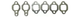 MS-15251 EMPACADURAS ESCAPE CHEVROLET 6V 200 229 262 MALIBU MONTE CARLO BLAZER TBI