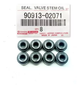 90913-02071 TOYOTA (8) GOMAS VALVULA COROLA MERU PRADO 4RUNNER