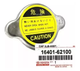 16401-62100 TAPA RADIADOR 1.1 TOYOTA COROLLA YARIS PRADO