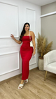 VESTIDO CHERRY ROJO
