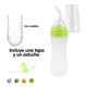 BOTELLA DE ALIMENTACIÓN VERDE