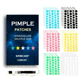 LAMINA DE PARCHES CON FORMA DE ESTRELLA PIMPLE HOJA X 40 PIEZAD