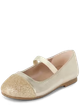 Children's Place - Zapatos - Toddler Girls Metallic Glitter Ballet Flats talla 5