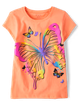 Children's Place - T Shirt - Naranja Mariposa