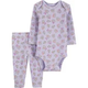 Carter's - Conjunto -  Bodysuit Pant Set - Purple Floral