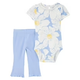Carters - Conjunto - Azul Daisy - 6-9 months