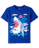 Children's Place - T Shirt - Shark Azul - XS