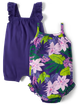 Children's Place - Enterizo - Morado - 2-Pack