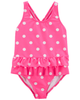Carters - Traje de bano - 2T - polka dot rosa