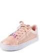 Children's Place - Sneakers - Girls Metallic Perforated Low Top Sneakers