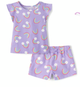 Children's Place - Conjunto - Morado Rainbow