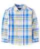 Children's Place - Polo - Poplin Plaid - 5T