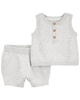 Carters - Conjunto - Gris  - 0-3M