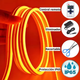 261TIRA LED NEON FLEX UNICOLOR 5m NARANJA 12V