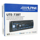 334ESTEREO ALPINE UTE-73BT 50W Reproductor de medios