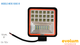 692FARO DE LED CUADRADO EVO-5063 R 5" 10V-50V