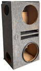 896CAJON DOBLE GRIS PARA SUBWOOFER DE 12" (ENFRENTE) Y 6X9" (COSTADOS) CON SALIDA DE AIRE