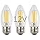 (M) 668FOCO LED BULB  DC 12V T5W2X4.6D