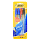 BOLIGRAFO CRISTAL 2 AZULROJO-NEGRO BLISTER X 4 UNID