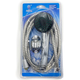 Duchero Telefono Flexible 1.20m, y Soporte, en blister