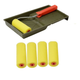 BANDEJA P/PINTAR PLASTICO NEGRO  RODILLO  4 REPUESTOS 14184