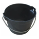Balde Plastico Negro Obra 10 L
