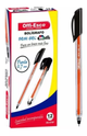BOLIGRAFO GEL OFFI-ESCO NEGRO CUERPO NARANJA REF O