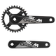 Multiplicacion para bicicleta de montaña 12V - 32D (Aluminio) 170mm (Aluminio) negro