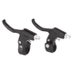 Palancas de freno para bicicleta PVC 2 dedos negro S Shine