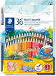 STAEDTLER Creyones de acuarela 36 colores