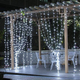 Cortina LED blanca
