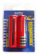 Par de pilas recargables EWTTO 18650