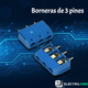 Bornera Terminal de 3 pines