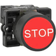Pulsador rojo STOP