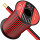 Cable 14 AWG rojo y negro GRUESO POR METRO
