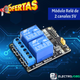 Modulo Rele de 2 canales 5V