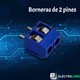 Bornera Terminal de 2 Pines