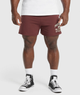 Lightweight Jersey Shorts - Burgundy Brown(M))