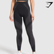 OFERTA Blur Seamless Leggings - Black/Asphalt Grey(S)