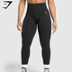 Adapt Safari Seamless Leggings - Black/Asphalt Grey(XS)