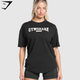 Collegiate Lifestyle Oversized T-Shirt - Black(L)