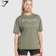 Collegiate Lifestyle Oversized T-Shirt - Base Green(M)