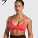 Minimal Sports Bra - Coral Red (M)