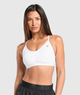 Ruched Sports Bra - White(S)
