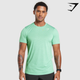 Arrival Marl T-Shirt - Lido Green/White Marl(L)