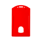 PORTA FICHAS PLASTICO ROJO