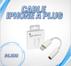 Cable convertidor Iphone A Plug